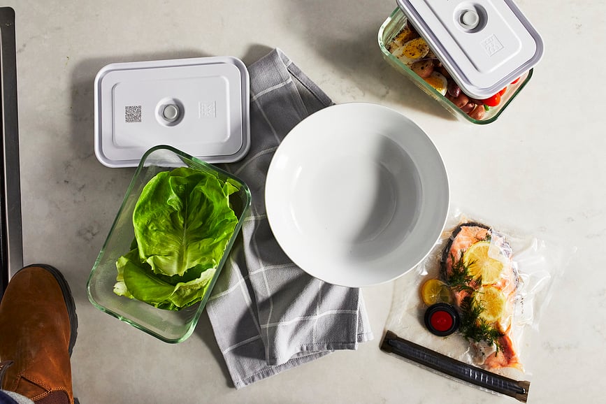 Zwilling Fresh & Save Posode vakuumske, steklene, 3 kosi