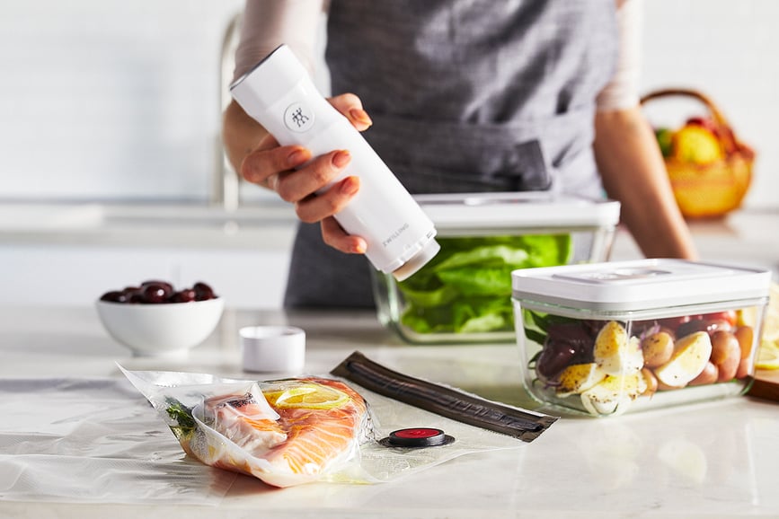 Zwilling Fresh & Save Récipients sous vide, en verre, Lot de 3