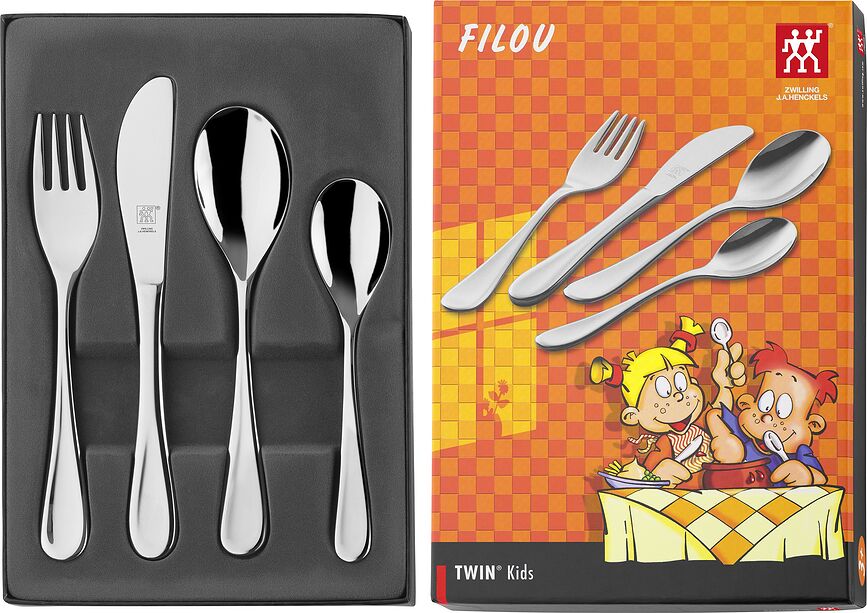 Zwilling Kids Filou Couverts pour enfants, Set 4 pièces