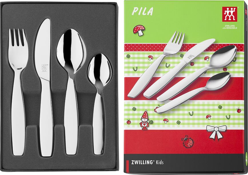 Zwilling Kids Pila, Μαχαιροπίρουνα παιδικά, Σετ 4 τεμαχίων