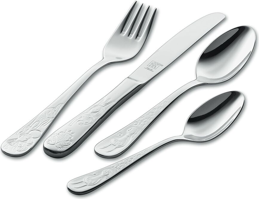 Zwilling Kids Set de Couverts pour Enfants, motif Contes de Grimm, Set 4 pièces