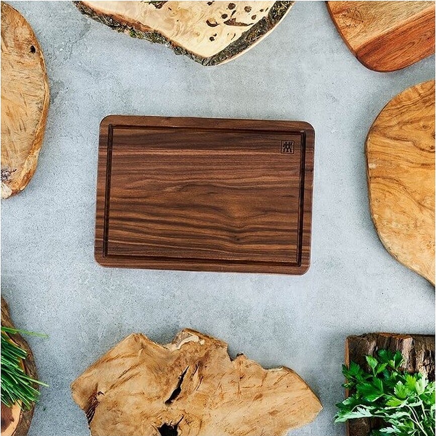 Zwilling Planche à Découper 25 x 35 cm, en bois de chêne