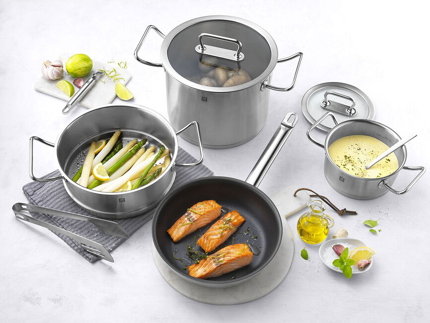 Zwilling Pro høj gryde 6,2 l med låg