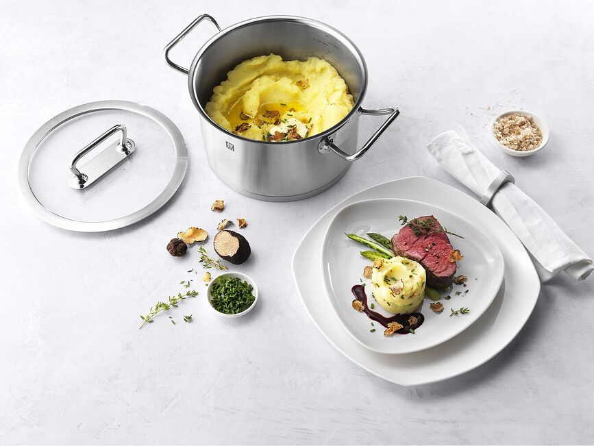 Zwilling Pro høj gryde 6,2 l med låg