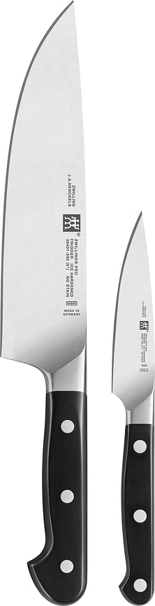 Zwilling Pro Kochmesser und Obst- und Gemüsemesser 2 El.