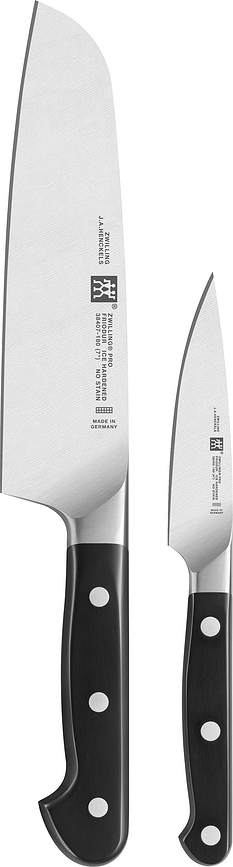 Zwilling Pro Santokumesser und Gemüsemesser 2 El.