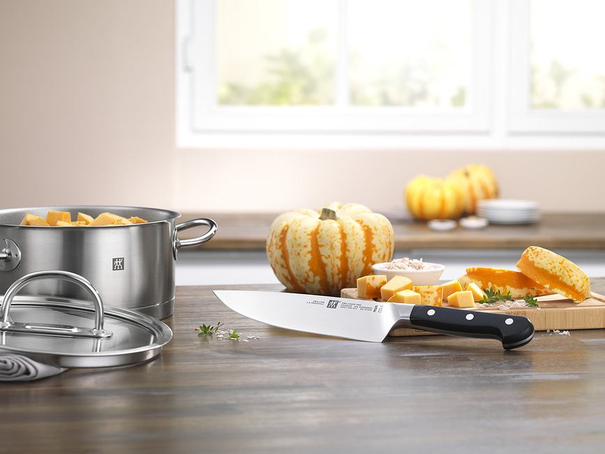 Zwilling Pro Set de Couteaux, couteau de chef, couteau à découper et couteau d'office, Set 3 pièces