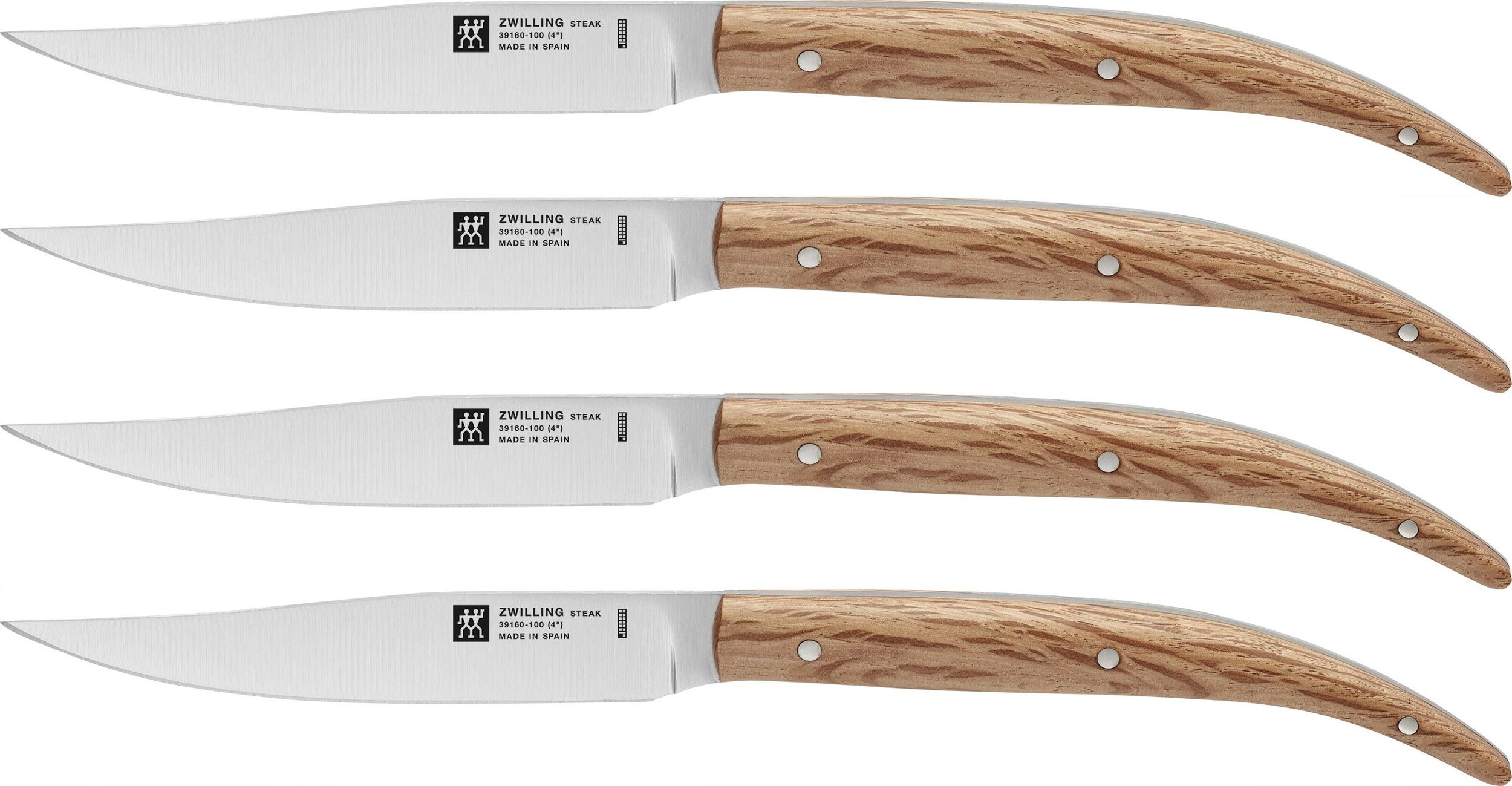 Zwilling Steakmesser 10 cm aus Holz 4 St.