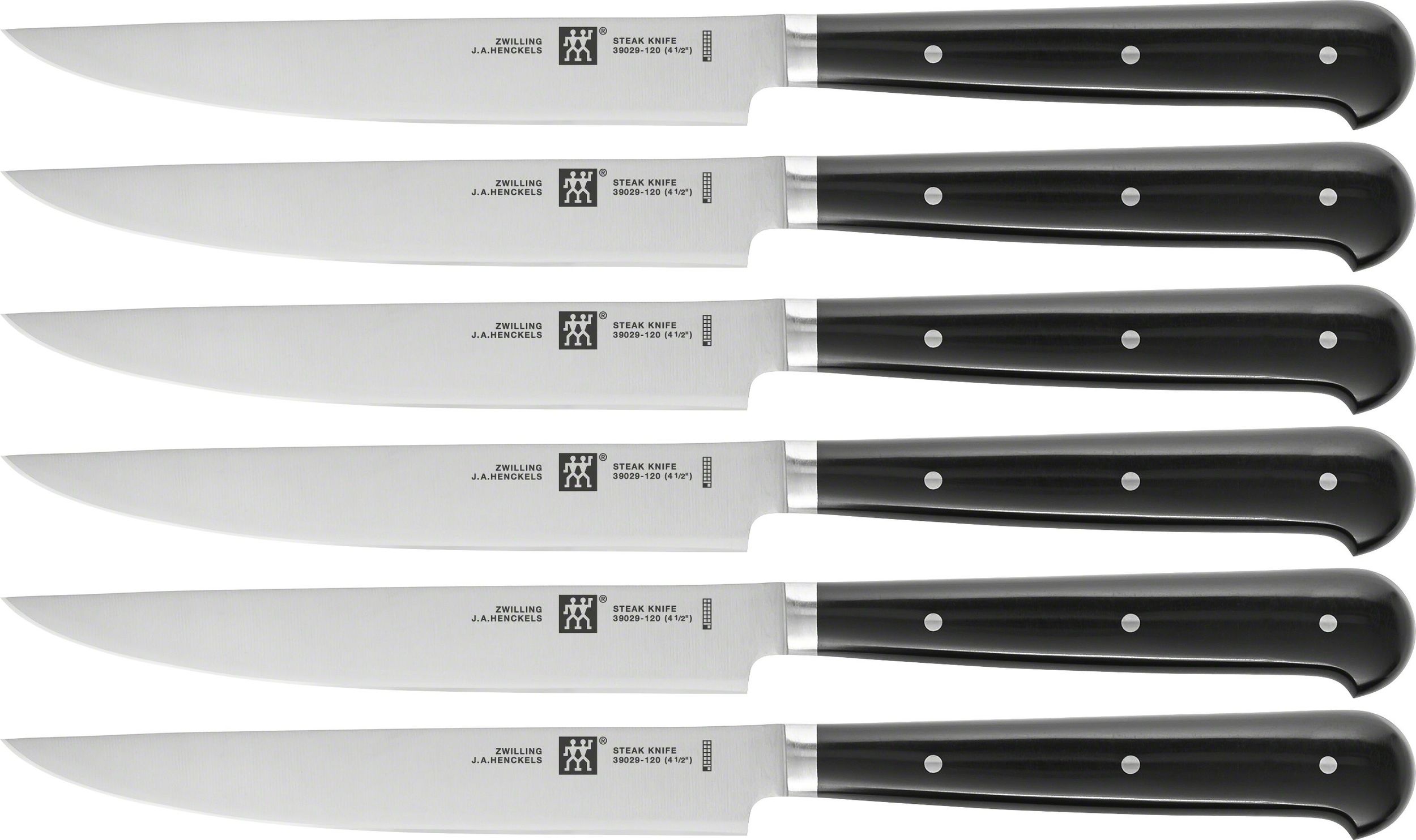 Zwilling Steakmesser 12 Cm Schwarz 6 St.