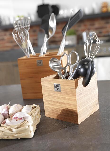 Zwilling Storage Küchen-Organizer 16 cm aus Bambus mit Maßstab